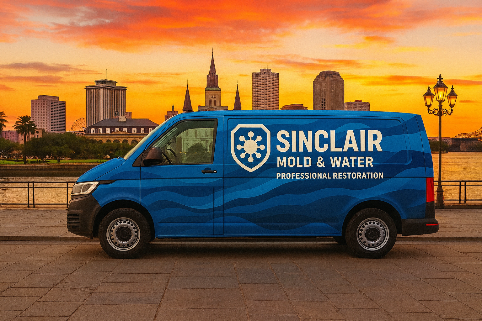 Sinclair Restoration service van